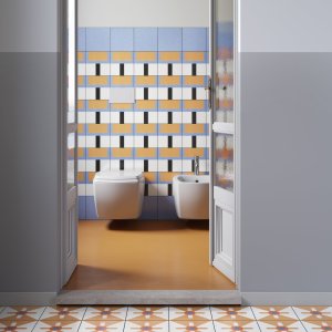 Flisemønsteret Scheme i Mattonelle Margherita fra Mutina