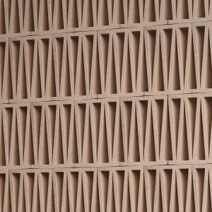 Enkelt Celosia-blokk i ekstrudert terracotta
