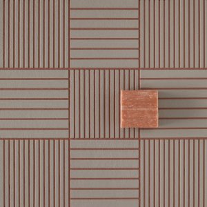 Gulv av porselen Fringe 12x12