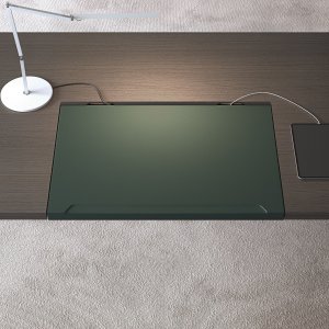 Lamellskjerm under platen på et Arche bord