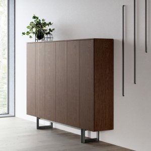 Rektangulært Ellan-møtebord 240 ganger 140 cm med svart ramme