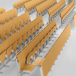 Universitetsmøbler Omnia Evolution med skriveplater