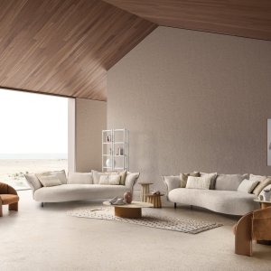 Modulær oppstilling av loungesofaen Nuvola
