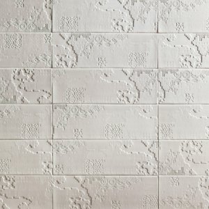 Detalj av Bas-Relief teksturen Patchwork fra Mutina