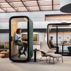Utvendige opptattlys på Framery Four podden