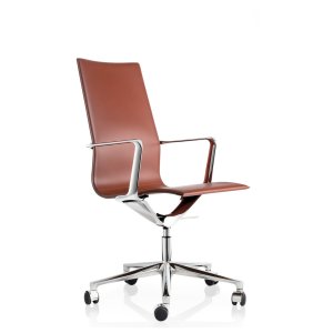 Kuna Chair i sort skinn