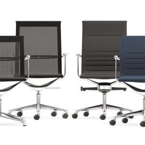 Una Executive med formede tekstilputer