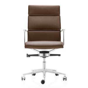 Lukkede aluminiumsarmlener på Una Chair