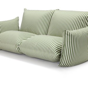 Brezza Relax moduler koblet til en sammenhengende sofa