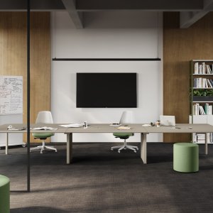 Detalj av det trapesformede 5th Element-benet 58 x 50 mm med nylon-endekappe
