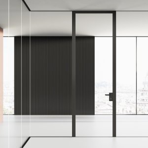 Akustisk dobbeltglasset Mood-vegg beskytter samtalen i styrerommet