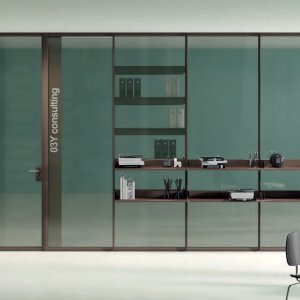 Dekorert glasspanel fra Luconi Simple Bold