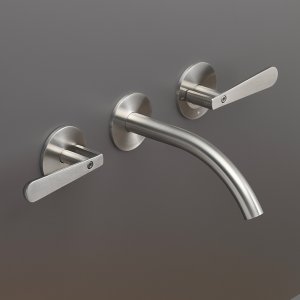 Lutezia fra Cea Design, togreps veggarmatur i polert Black Diamond-overflate