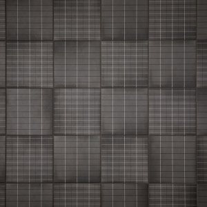Badevegg i Aurore Charcoal Grid L fra Mutina