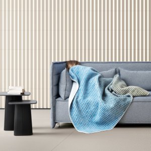 Rombini-lister i matt White og Grey