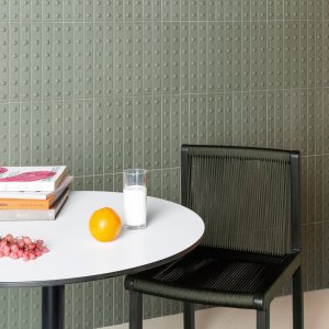 Punto Up Matt White, matt hvit list med hevet punkt