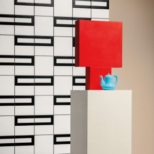 Flisemønsteret Rhombus Black i Mattonelle Margherita fra Mutina