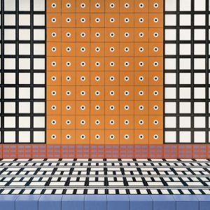 Flisemønsteret Spring Pink i Mattonelle Margherita fra Mutina