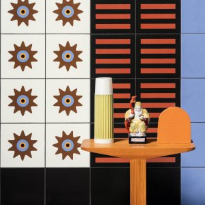 Håndtegnet dekor Stripes av Nathalie Du Pasquier, Mattonelle Margherita