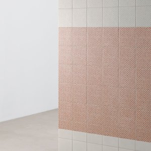 Moenster Grainy White fra Tape Mutina paa hvit base