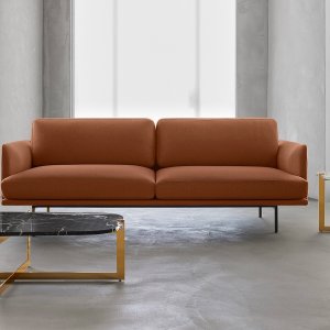 Kontorsofa og loungestoler: treseter New York fra Quinti på 256 cm