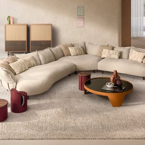 Sofa Nuvola fra Cierre i et loungeområde