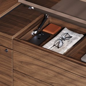 Børstet bronse aluminium på Frezza Ono