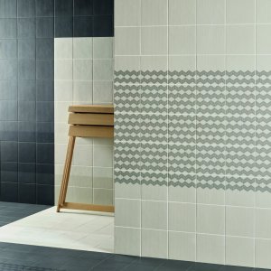 Moenster Mesh Green fra Tape-kolleksjonen i glasert porselensstein