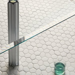 Detalj av det sekskantede Seed elementet fra Botanica