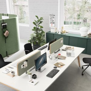 Closed office-komposisjon Pigreco med tredje nivå