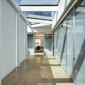 Enkeltglass W80 vegg med glass i ytterplan