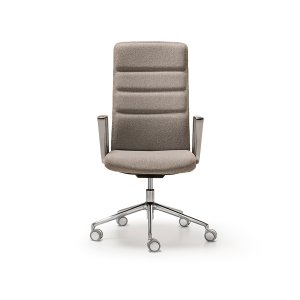 Direktørstol That’s it Executive med 4D-armlener i sort polypropylen