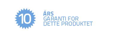 10 års garanti for dette produktet